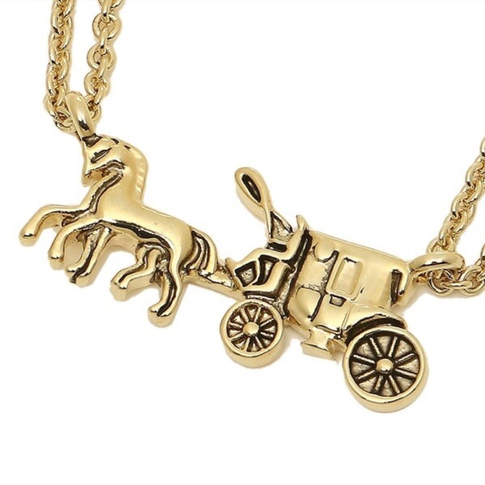 Coach Gold Chain Necklace - Picture 2 of 9